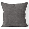 Encasa Homes Chenille Cushion Covers, Set of 2, Grey, 50