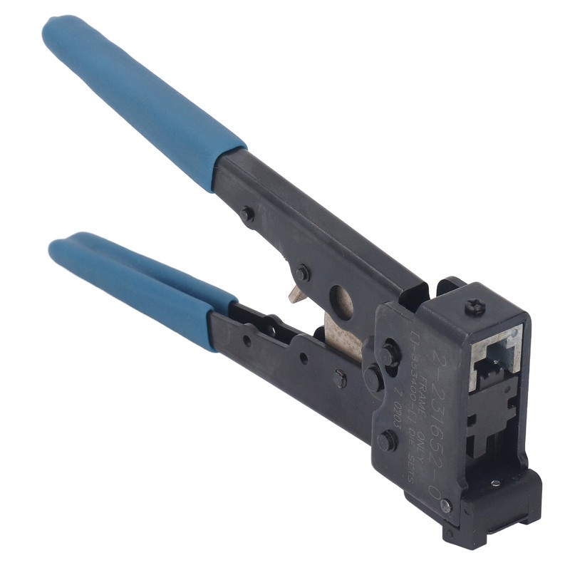 Network Crimper Carbon Steel Head Anti Slip Rubber Handle 8P