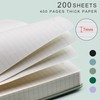 EMSHOI 400 Pages Notebook A5-100gsm Lined Journal Thick Notepad, Hardcover