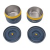 Bento Lunch Box Round with Lid Bag Leakage Proof Stainless
