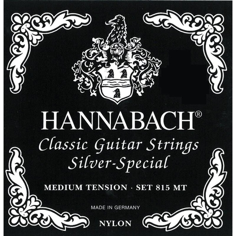 Hannabach Series 815 Medium Tension Silver-Plated Strings Set of 8