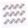 Minkissy 15pcs Reusable Metal Nail Mold Tips for Nail Extension