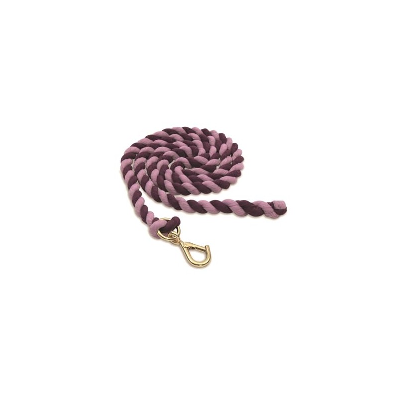 Shires Two Tone Headcollar Rope Purple/Lilac