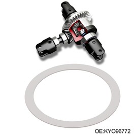 Briny River KYO96772 RC Car Differential Shim OD 16 mm ID 13 mm Thickness 0.15 mm Stainless Steel Spacer Pack of 20