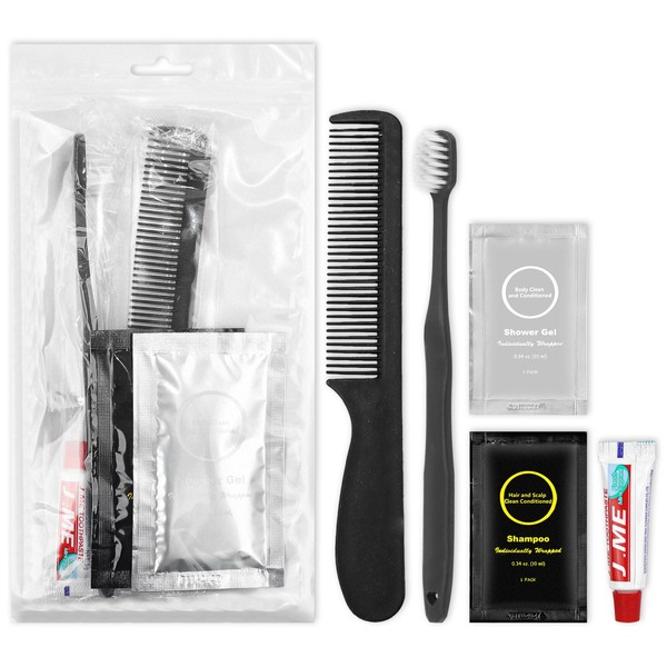 Toiletry Kits Disposable Travel Size Homeless Personal Hygiene Kits for