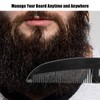 Beard Comb, Foldable Pocket Comb, Unique Foldable Design, Pocket Size,