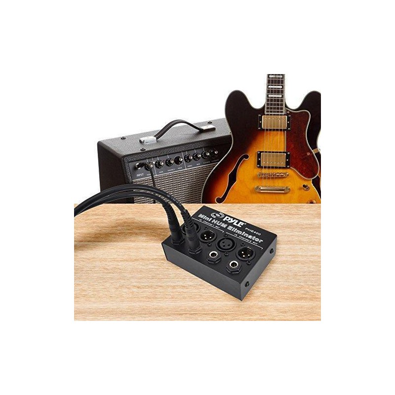 Pyle Compact Mini Hum Eliminator Box - 2 Channel Passive