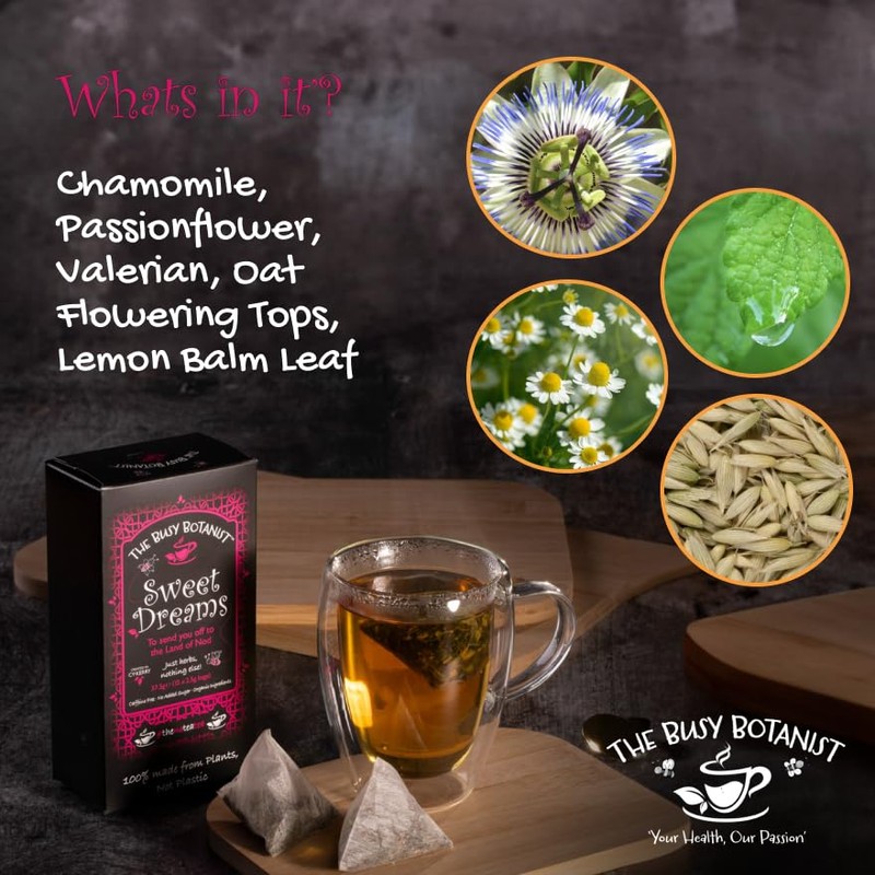 Busy Botanist Herbal Tea - Variety Pack - Caffeine Free,