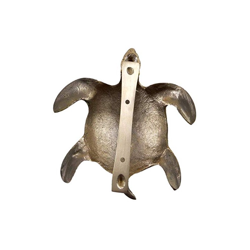 Large Solid Brass Sea Turtle Doorknocker