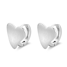 Earrings 925 Silver Hoop Earrings Women's Chunky Earrings Hypoallergenic Hoops Earrings Hoop Earrings, Silver