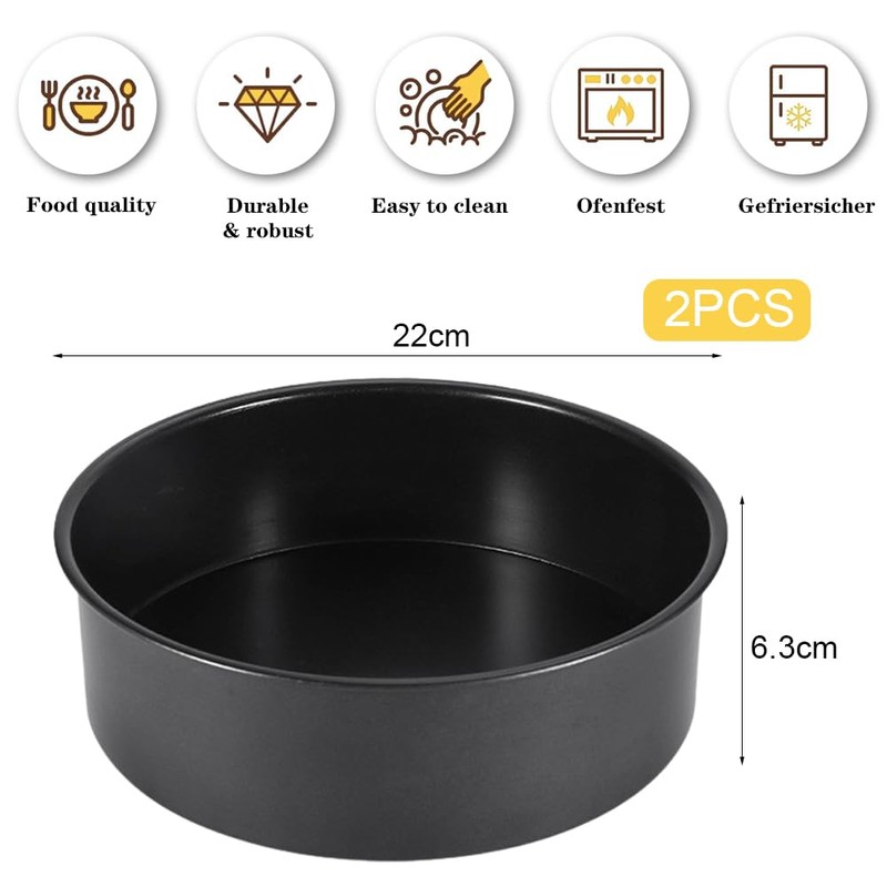 IVEOPPE Round Baking Mould (20 cm)