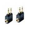 Posdou Dual 3.5mm Male to 3.5mm Female Airplane Headphone Adapter
