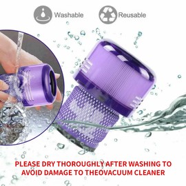 3 Pack V11 And V15 HEPA Filter Compatible for select Dysn V11 (SV14, SV15, SV17, SV28) and V15 (SV22, SV47) cordless vacuum cleaners. Replacement part for Dyson part number: 970013-02