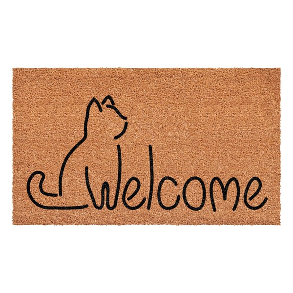 Calloway Mills Lucky Cat Welcome Doormat (17" x 29")