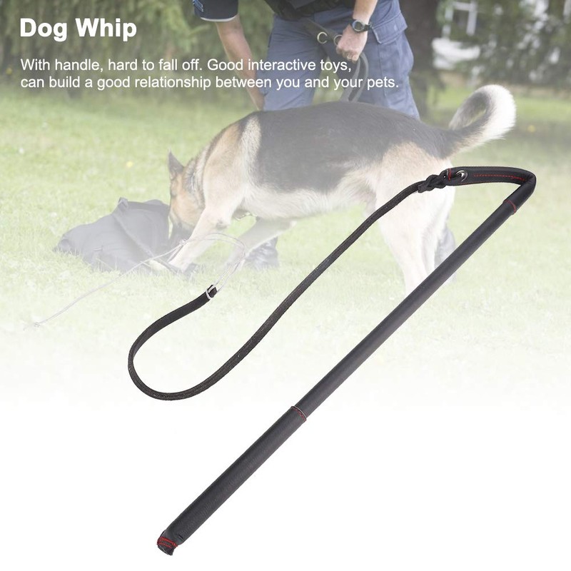 Dog Whip, Artificial Cowhide Pet Training Agitation Whip Dog Training