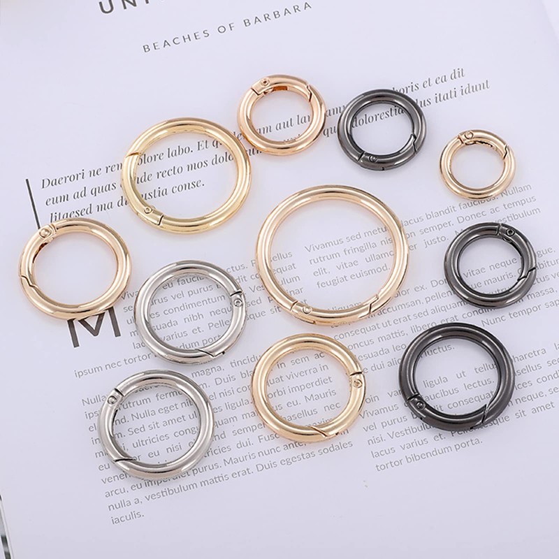 Spring O Rings, 2Pcs Spring Snap Clip Hooks, OD Φ48mm