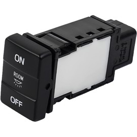 LED Room Lamp Switch for Toyota Hiace 200 Series (4th Gen S-GL/DX) – OEM Style ON/OFF Interior Light Switch with Illumination, Easy Install