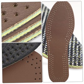 Gatuida Men's Shoe Insoles 2 Pairs Absorbent Non-slip Breathable Arch Support Comfortable Fit