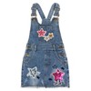 Peacolate 4-11T Little&Big Girls Jumper Dress Casual Strap Denim Overalls