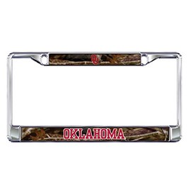 Oklahoma Plate_Frame (DOMED CAMO OK PLATE FRAME (17576))