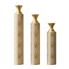 Udorich Elegant Metal Decorative Vases Set for Home Decoration, Centerpieces