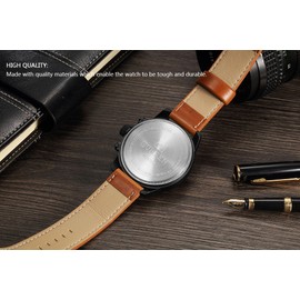 CURREN 8225 Quartz Fashion Watch Man Watch Top Brand Calendar Leather Strap Business Military Dual Display 30M Waterproof Wrist Watch Relogio Masculino