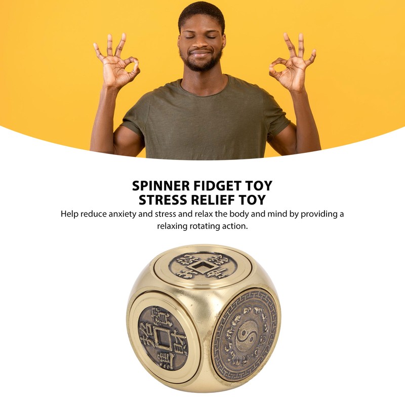 Spinner Fidget Toy Stress Relief Compact Versatile Spinner Top Toy