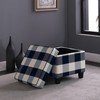 HomePop Home Decor | K7342-F2262| Classic Square Storage Ottoman with