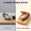 Fansoftiks Oyster Shucking Opener Shucker Seafood Clamp Tool Holder Shellfish