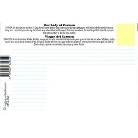 Set of Six Our Lady of Carmen Postcards - Set de 6 Postales de la Virgen del Carmen