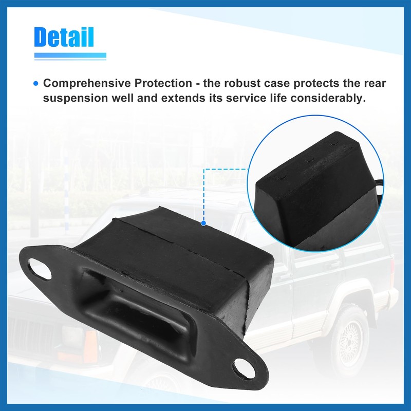 A ABSOPRO 2 Pcs 3'' Rear Suspension Bump Stop for