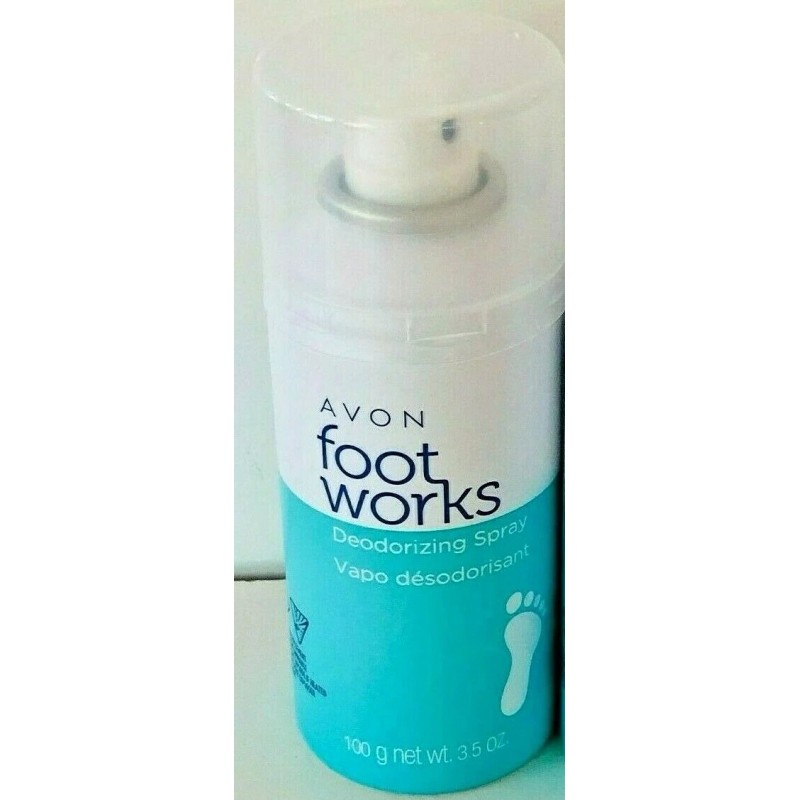 AVON FOOT WORKS DEODORIZING SPRAY BUNDLE F 2 FOOT ODOR