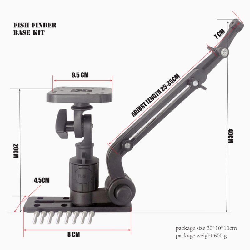 Finer Nylon and Stainless Steel Fish Finder Mounting Arm for