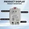24V 40VA Plug-in Transformer,Doorbell AC Power Supply Adapter with PTC