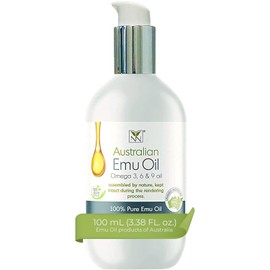 YNN Y-Not-Natural Aceite puro de emú australiano para piel, cabello y uñas | 100 ml | Grado farmacéutico | Sin refinar para una máxima biodisponibilidad | Aceite facial orgánico hidratante