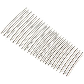 Guitar Frets Wire, Stainless Steel Fretwire Set for Electric Guitar Bass Guitar Fingerboard (2.9mm Width 22 Frets)