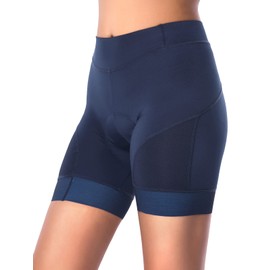 ARSUXEO Women's Cycling Underwear Padded Bike Shorts cycle bicycle Biking Shorts with Padding U010 Blue Size X-Large