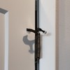 Hollow Core Hinge Pin Door Stop Wall Protector with Rubber
