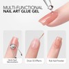 GAOY Rhinestone Glue for Nails, 15ml UV Nail Gem Glue