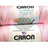 Bulk Buy: Caron Simply Soft Yarn Solids (2-Pack) (Soft Pink)