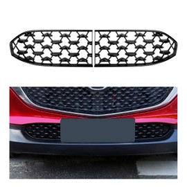 LFOTPP Front Grille for CX-30, CX30 Kidney Double Bridge Sport Grille Black Car Accessories