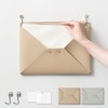 Caddrue Letter Pocket, Wall Mounted, Stylish, Magnet, A4, Faux Leather,