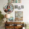 Library Silent Wall Clock 30x30cm Round Glass for Quiet Spacessheet