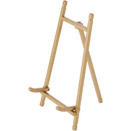 Bard's Satin Gold-toned Metal Easel, 7" H x 4.25" W x 4.5" D, Pack of 3