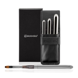 Escoda | Watercolour | Prado Set with 3 Bright Travel Brushes for Watercolour | Size 2,6,10 | 3 Brushes | Synthetic imitating Tame | Bright