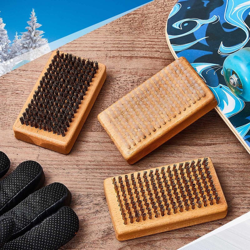 KOZR Ski Wax Brush Kit, Snowboard Wax Brush, Snowboard Brush