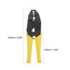 QUARKZMAN Ratchet Crimping Tool for Crimping RG58 RG59 RG62 RG6.255".213".100".068".324"