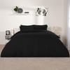 Brentfords Black Soft & Breathable Microfibre Bed Set - Single