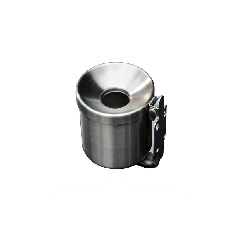 Wall Ashtray Tilting Ashtray Stainless Steel Safety Ashtray for Catering