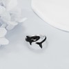 CRMAD Orca Ring for Women Sterling Silver Killer Whale Gifts